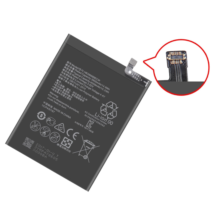 4000mAh HB396689ECW Li-Polymer Battery Replacement for Huawei Y7 Prime / Y7 2017 / Enjoy 7 Plus by buy2fix