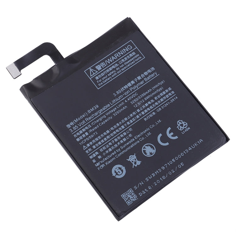 BM39 3250mAh for Xiaomi Mi 6 Li-Polymer Battery by buy2fix