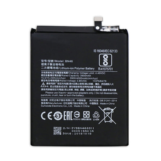 BN46 3900mAh Li-Polymer Battery for Xiaomi Redmi 7 / Redmi Note 6 / Redmi Note 8 / Redmi Note 8T by buy2fix