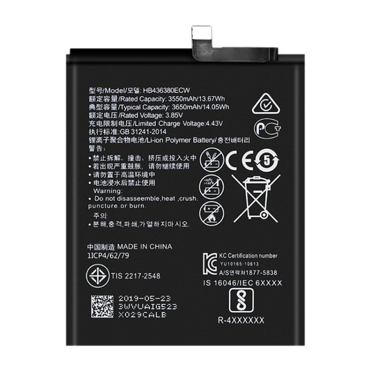 HB436380ECW for Huawei P30 Li-ion Polymer Battery by buy2fix