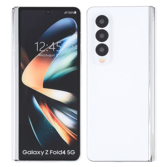 For Samsung Galaxy Z Fold4 Color Screen Non-Working Fake Dummy Display Model (White) by buy2fix