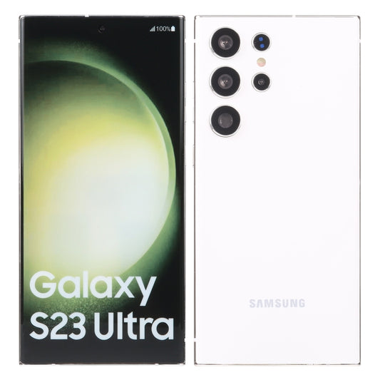 For Samsung Galaxy S23 Ultra 5G Color Screen Non-Working Fake Dummy Display Model (White) by buy2fix