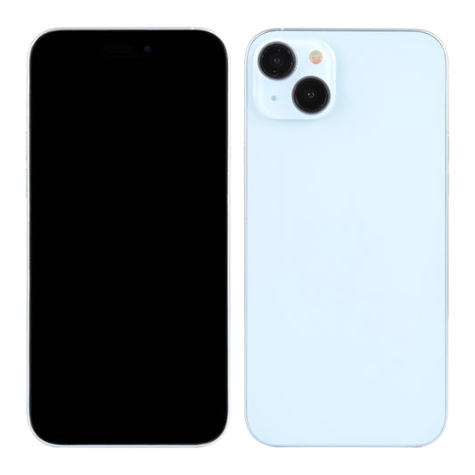 For iPhone 15 Black Screen Non-Working Fake Dummy Display Model (Blue) by buy2fix