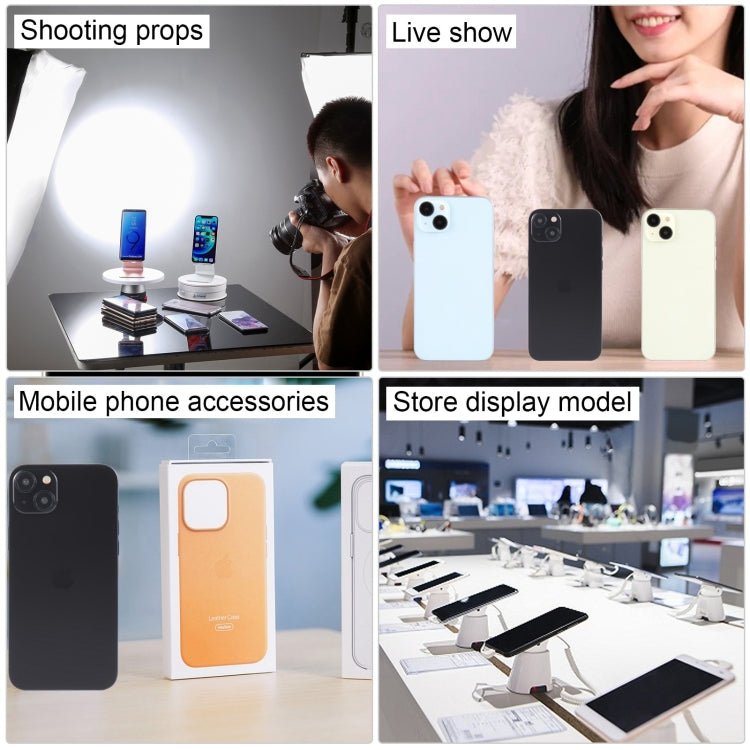 For iPhone 15 Black Screen Non-Working Fake Dummy Display Model (Black) by buy2fix