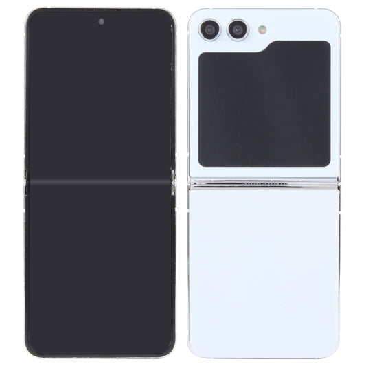 For Samsung Galaxy Z Flip5 Black Screen Non-Working Fake Dummy Display Model (White) by buy2fix