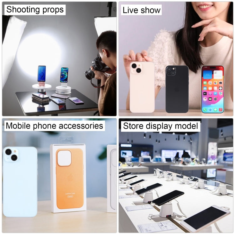 For iPhone 15 Color Screen Non-Working Fake Dummy Display Model (Black) by buy2fix