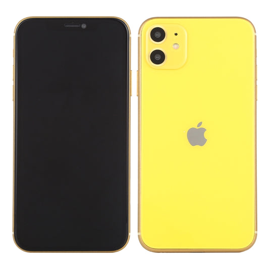 For iPhone 11 Black Screen Non-Working Fake Dummy Display Model (Yellow) by buy2fix