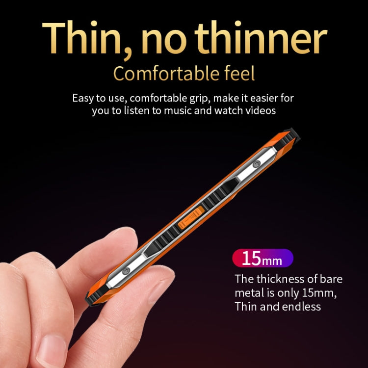 A6 4G Full Network Triple Proofing Elder Phone, Waterproof Shockproof Dustproof, 6800mAh Battery, 2.4 inch, 21 Keys, LED Flashlight, FM, SOS, Dual SIM, Network: 4G(Orange) by buy2fix