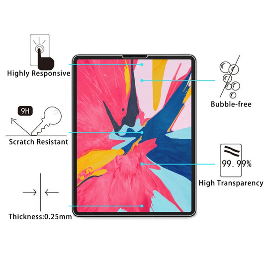 0.26mm 9H Surface Hardness Straight Edge Explosion-proof Tempered Glass Film for iPad Pro 11 2018/2020/2021/2022 / iPad Air 4&5 10.9 by buy2fix