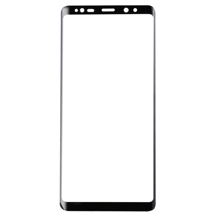 For Galaxy Note 8 0.3mm 9H Surface Hardness 3D Curved Silk-screen Full Screen Tempered Glass Screen Protector(Black) by buy2fix