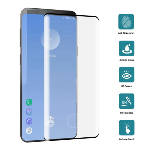 0.3mm 9H 3D Full Screen Tempered Glass Film for Galaxy S10+, Screen Fingerprint Unlocking is Supported by buy2fix