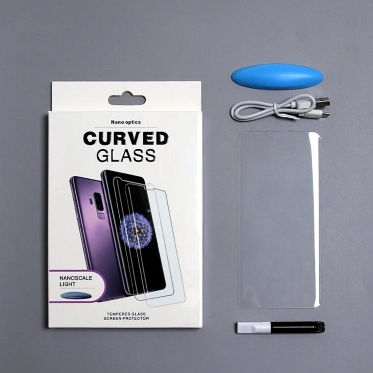 For Samsung Galaxy Note20 Ultra 9H 3D Full Screen UV Liquid Curved Tempered Glass by buy2fix