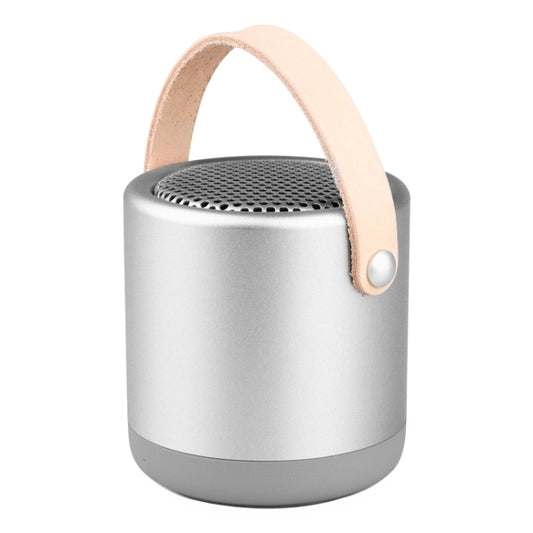 A056 Portable Outdoor Metal Bluetooth V4.1 Speaker with Mic, Support Hands-free & AUX Line In (Silver) by buy2fix