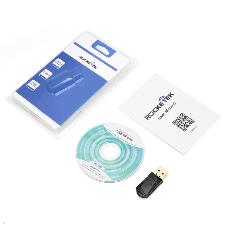 Rocketek RT-WL3 300 Mbps 802.11 n/a/g Wireless USB WiFi Adapter by ROCKETEK