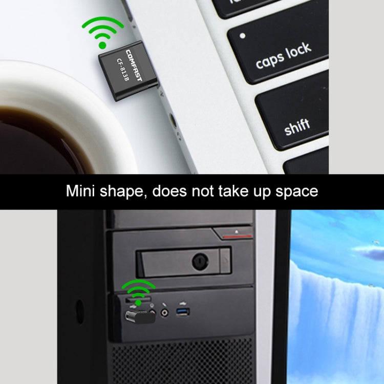 COMFAST CF-813B 650Mbps Dual-band Bluetooth Wifi USB Network Adapter by COMFAST