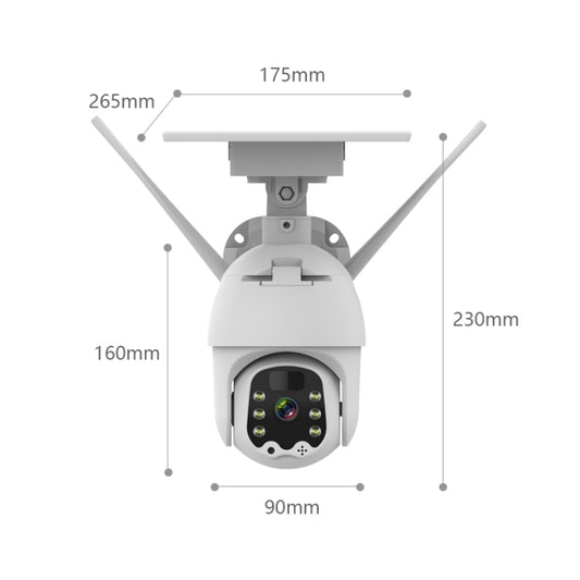 T21 1080P HD Solar Wireless IP Camera, Support Motion Detection & Infrared Night Vision & TF Card by buy2fix