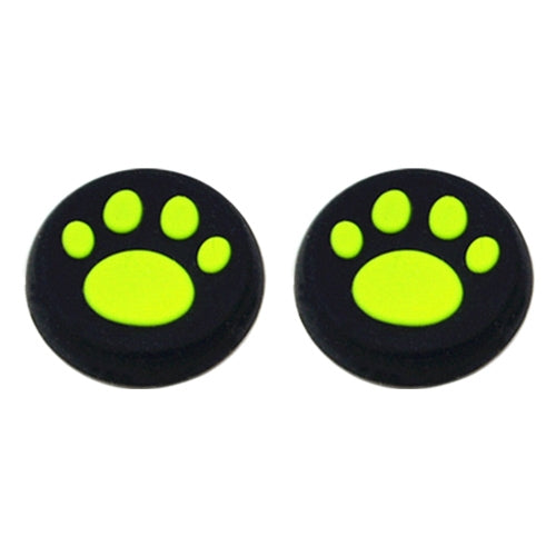 4 PCS Cute Cat Paw Silicone Protective Cover for PS4 / PS3 / PS2 / XBOX360 / XBOXONE / WIIU Gamepad Joystick(Green) by buy2fix