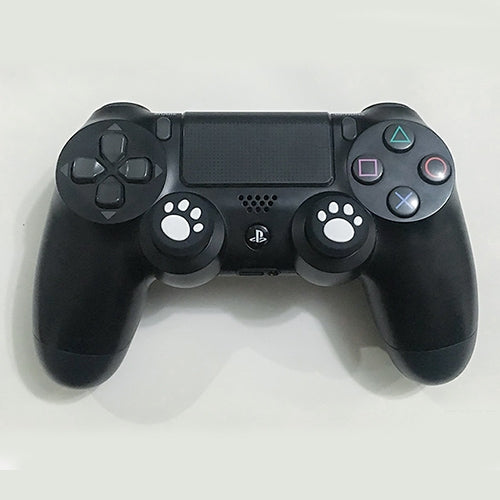 4 PCS Cute Cat Paw Silicone Protective Cover for PS4 / PS3 / PS2 / XBOX360 / XBOXONE / WIIU Gamepad Joystick(White) by buy2fix