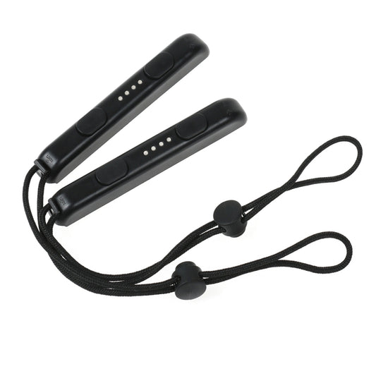 1 Pair Wrist Rope Lanyard Games Accessories for Nintendo Switch Joy-Con(Black) by buy2fix