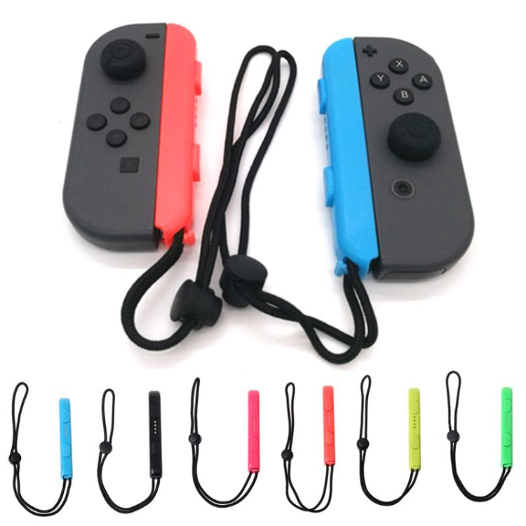 1 Pair Wrist Rope Lanyard Games Accessories for Nintendo Switch Joy-Con(Black) by buy2fix