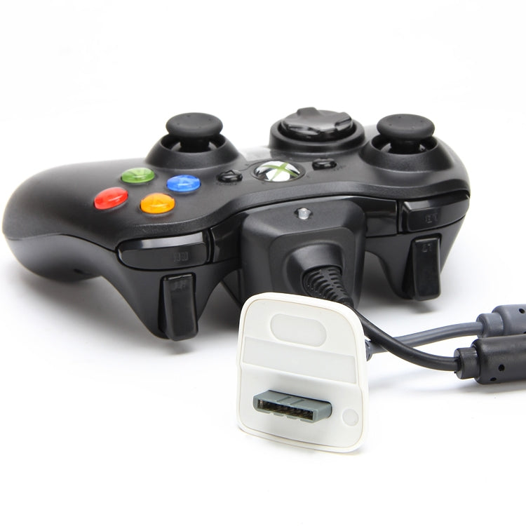 XBOX360 1.5m Wireless Controller Charging Cable with Magnetic for XBOX360(Black) by buy2fix