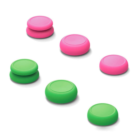 Left + Right Gamepad Rocker Cap Button Cover for Switch(Green+Red) by buy2fix