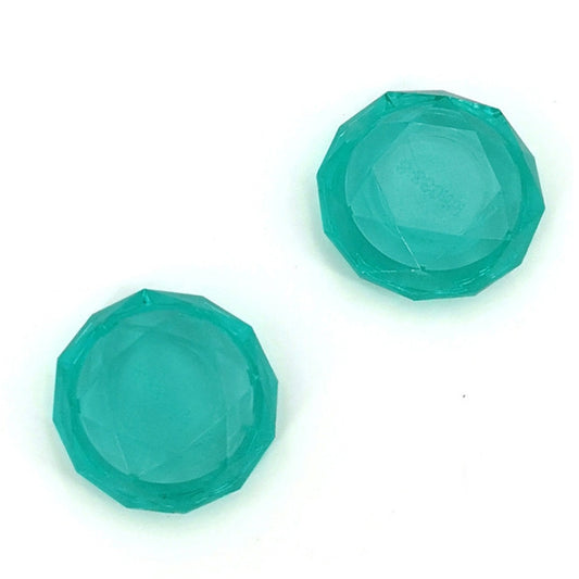 2 PCS Diamond Texture Games Grip Caps for PS5(Green) by buy2fix