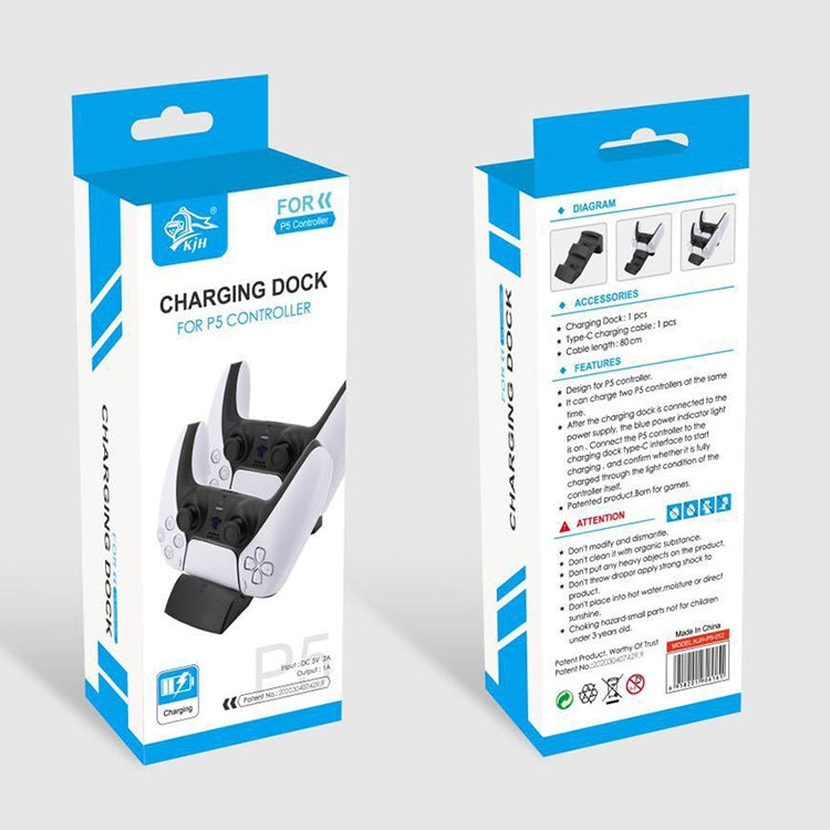 KJH Dual Controller Charging Station Cradle For PS5 by buy2fix