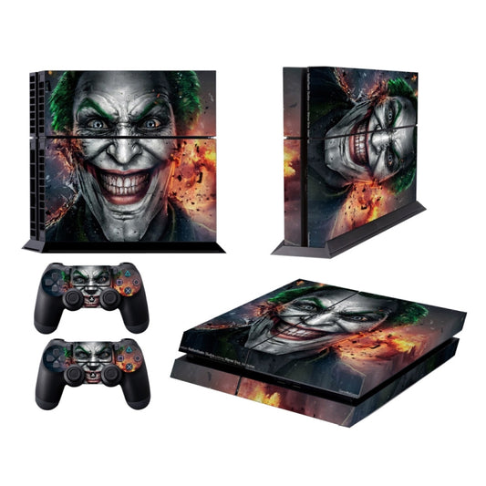 Clown Bucky Pattern Fashion Color Protective Film Sticker for Sony PS4 by buy2fix