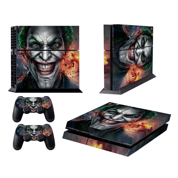 Clown Bucky Pattern Fashion Color Protective Film Sticker for Sony PS4 by buy2fix