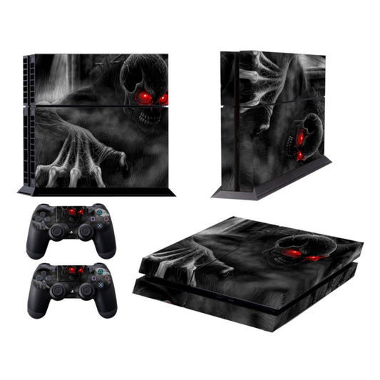 Dark Devil Pattern Fashion Color Protective Film Sticker for Sony PS4 by buy2fix