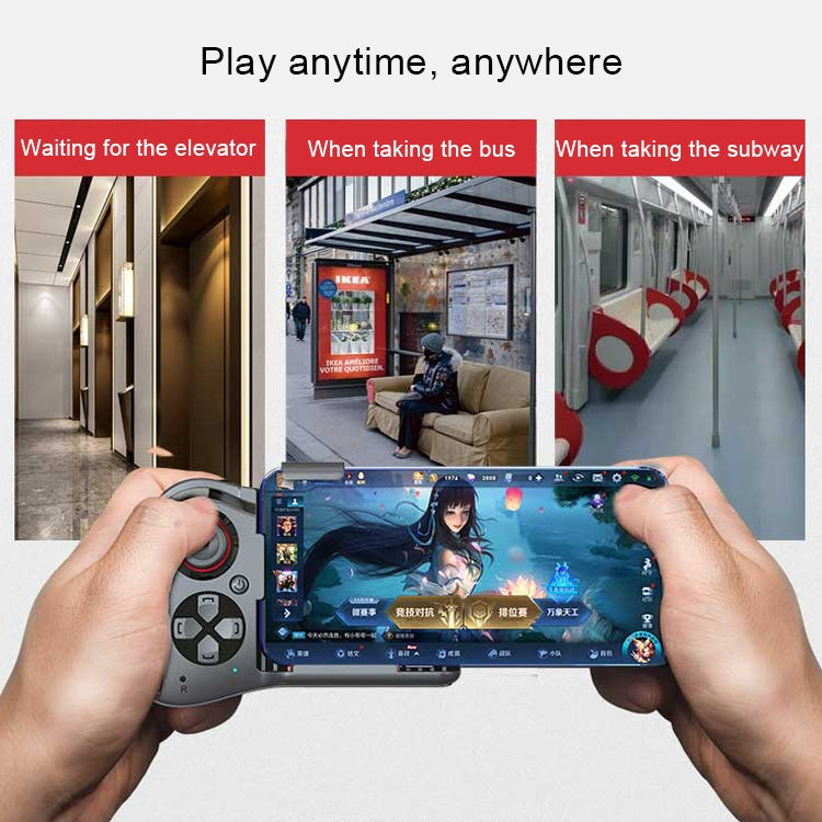 MOCUTE-059 Bluetooth 4.0 Dual-mode Left-handed Bluetooth Gamepad for 6.5-7.2-inch Phones, Supports Android / IOS Direct Connection and Direct Play by buy2fix