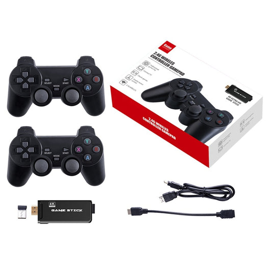 PS3000 32GB 4K Retro Game Stick with 2 Wireless Gamepads 3000+ Games Pre-installed by buy2fix