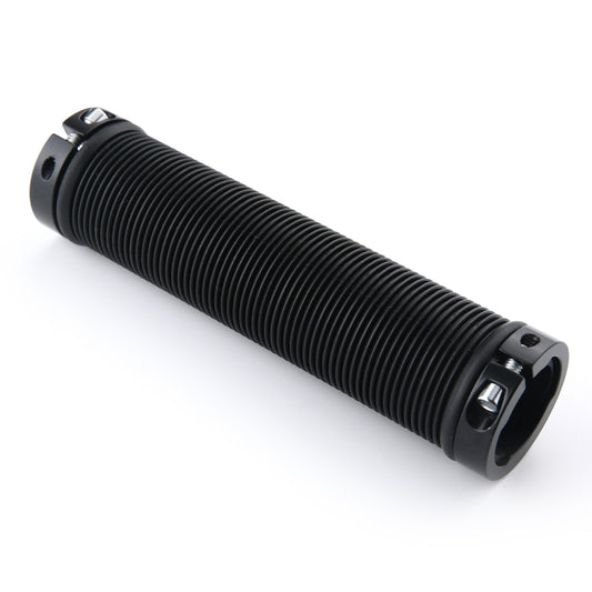 1 Pair AG15 Bicycle MTB Bike Lock-on Rubber Handlebar Grips(Black) by buy2fix