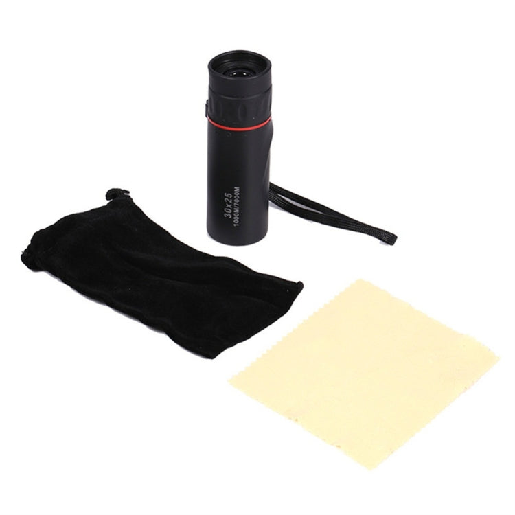 30x25 Mini Portable Optical Monocular Telescope (Black) by buy2fix