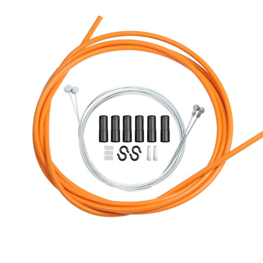 Universal Bicycle Brake Cable Tube Set(Orange) by buy2fix