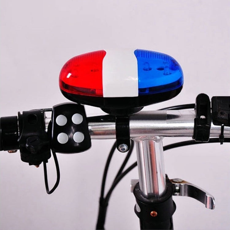 Bicycle 4 Tone Electronic Horn Mountain Bike LED Tail Light Bicycle Multifunction Horn by buy2fix