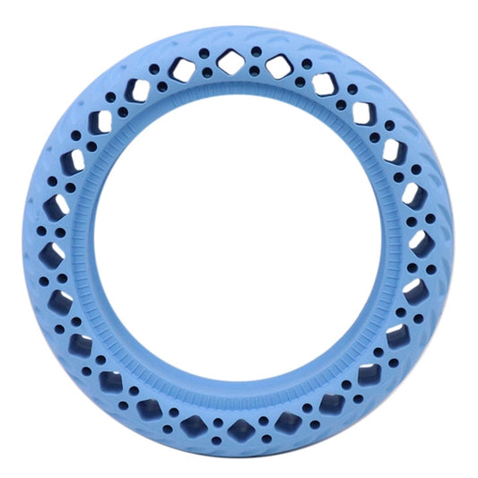 8.5 inch Electric Scooter Wear-resistant Shock-absorbing Decorative Pattern Tire Honeycomb Solid Tire, Suitable for Xiaomi Mijia M365(Blue) by buy2fix