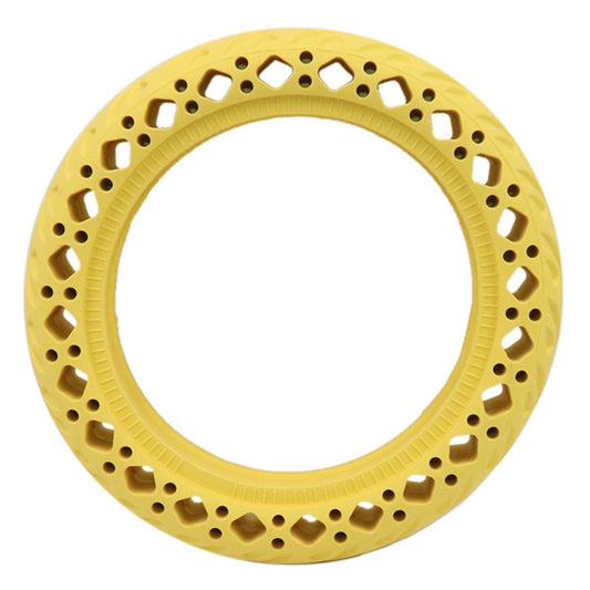 8.5 inch Electric Scooter Wear-resistant Shock-absorbing Decorative Pattern Tire Honeycomb Solid Tire, Suitable for Xiaomi Mijia M365(Yellow) by buy2fix