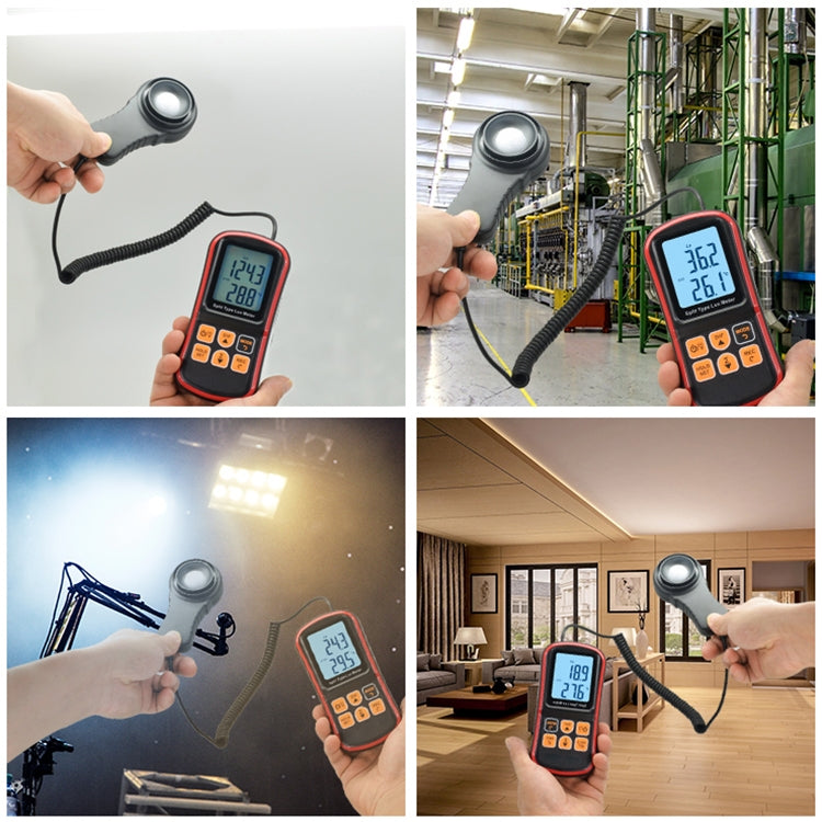 BENETECH GM1030 Portable Split Digital Illuminometer LUX Meter by BENETECH