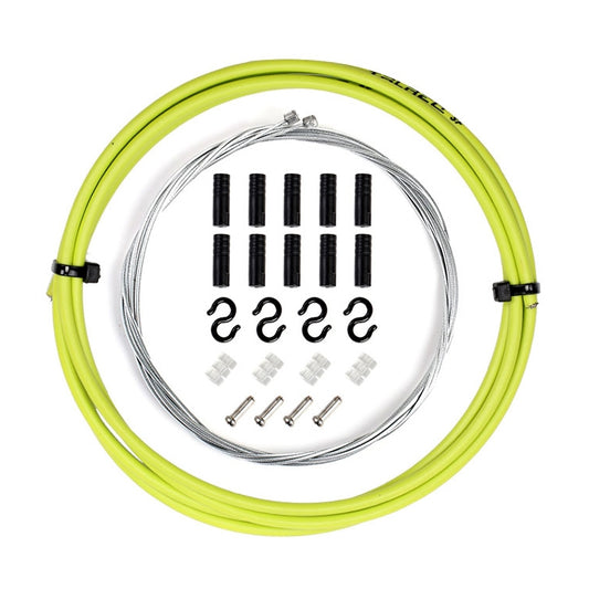 7 in 1 Universal PVC Bicycle Variable Speed Cable Tube Set(Green) by buy2fix