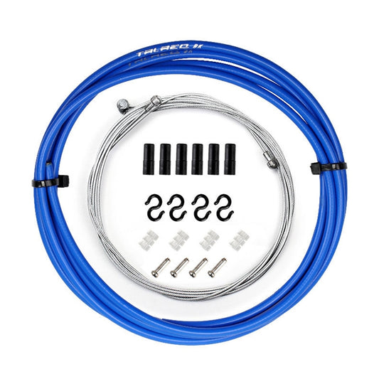 7 in 1 Mushroom Head PVC Brake Cable Tube Set for Road Bike (Blue) by buy2fix