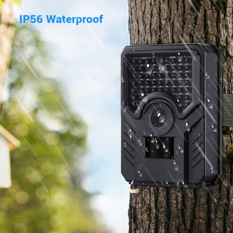 PR-200B 120 Degrees Wide Angle Lens IP56 Waterproof 12MP 1080P HD Infrared Hunting Trail Camera, Support TF Card, PIR Distance: 10-15m (Black) by buy2fix