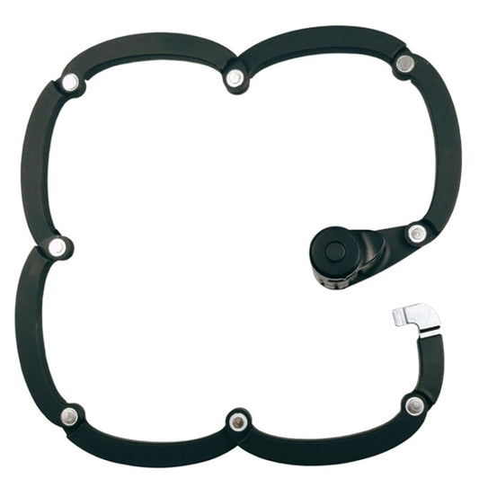 BIKERSAY BK012A Bike Foldable Code Lock Bicycle Anti-theft Lock with Reflective Sticker by BIKERSAY