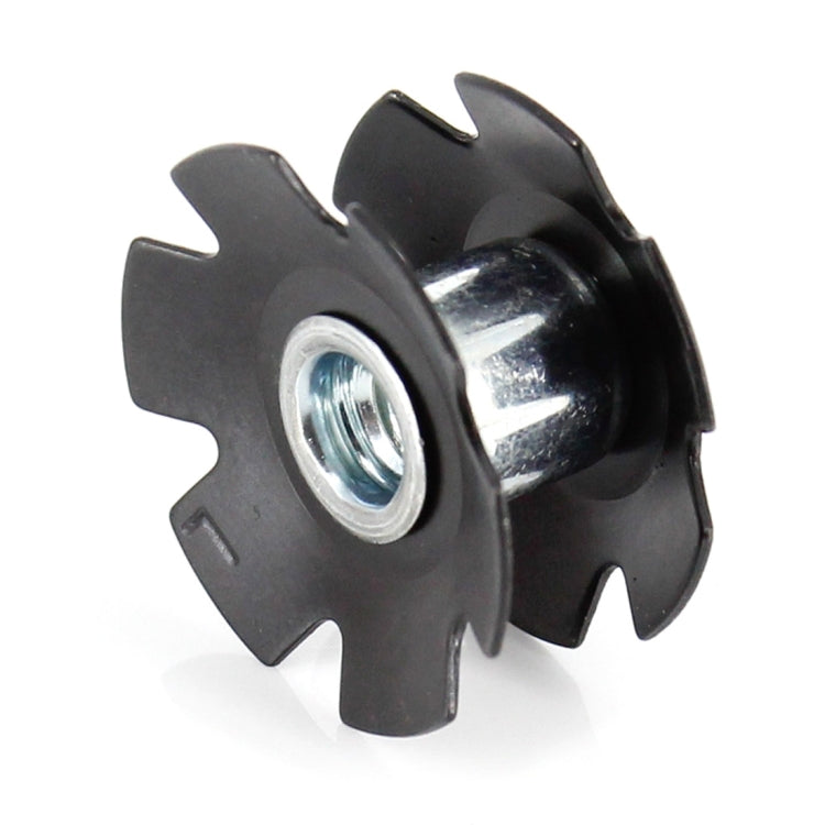 Bike Bicycle Headset Double Flanged Star Nut for 1-1/8 inch Steerer(Black) by buy2fix