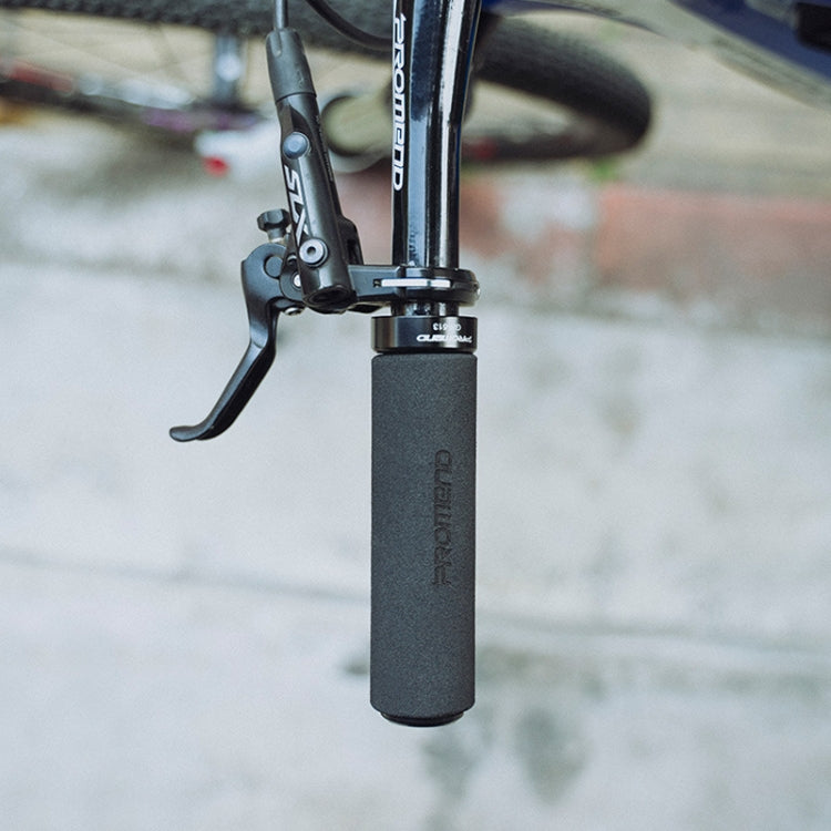 PROMEND GR-513 1 Pair Bicycle Antiskid Sweat-absorbing Sponge Grips Cover (Black Red) by PROMEND