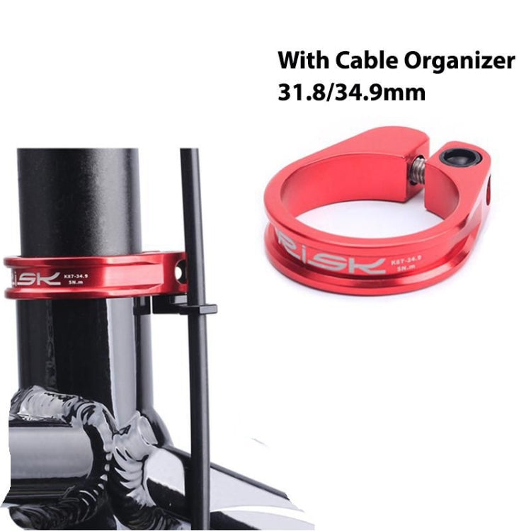 ZTTO MTB Road Bike Seatpost Clamp Aluminium Alloy Bicycle Parts,Diameter: 34.9mm(Black) by ZTTO