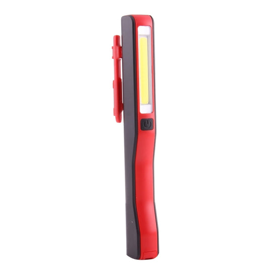100LM High Brightness Pen Shape Work Light / Flashlight, White Light , COB LED 2-Modes with 90 Degree Rotatable Magnetic Pen Clip(Red) by buy2fix