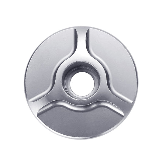 1 Pair C16 Bicycle CNC Aluminum Bike Headset Cap(Silver) by buy2fix
