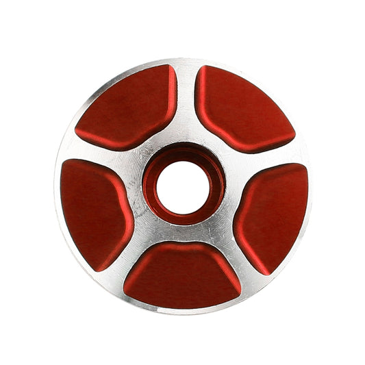 1 Pair C17 Bicycle CNC Aluminum Bike Headset Cap (Red) by buy2fix